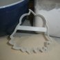 ABOMINABLE SNOWMAN FACE OUTLINE CHRISTMAS CARTOON COOKIE CUTTER USA PR3194