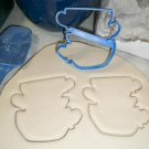 Stacked Tea Cups Teacups Outline Whimsical Theme Party Cookie Cutter USA PR3232
