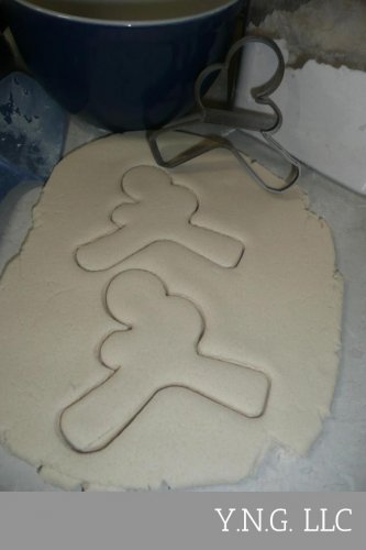 NINJA GINGERBREAD MAN OUTLINE POSE 4 CHRISTMAS SPECIAL COOKIE CUTTER USA PR3211