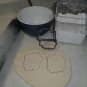 FLORAL SQUARE FRAME OUTLINE FLOWER EDGE ACCENT SPECIAL COOKIE CUTTER USA PR3225