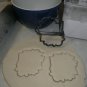 FLORAL SQUARE FRAME OUTLINE FLOWER EDGE ACCENT SPECIAL COOKIE CUTTER USA PR3225