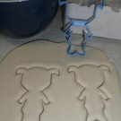 BOO LITTLE GIRL OUTLINE CARTOON CHARACTER FROM MONSTERS COOKIE CUTTER USA PR3221