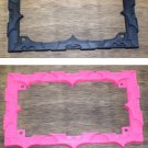 BLACK BATMAN MOTORCYCLE LICENSE PLATE FRAME HOLDER 3D PRINTED USA MADE PR37