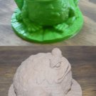 GARDEN TOAD HOME DECOR OFFICE CUTE FIGURINE FROG 3D PRINTED - MADE IN USA PR43