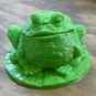 GARDEN TOAD HOME DECOR OFFICE CUTE FIGURINE FROG 3D PRINTED - MADE IN USA PR43