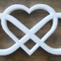 INFINITY HEART ENDLESS LOVE HOME DECOR WALL ART QUOTE 3D PRINTED PR57