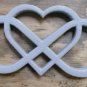 INFINITY HEART ENDLESS LOVE HOME DECOR WALL ART QUOTE 3D PRINTED PR57