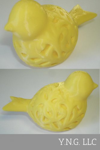 YELLOW CHINA BIRD FIGURINE STATUE HOME DECOR OFFICE DECORATION USA 3D PRINTED PR67-YELLOW