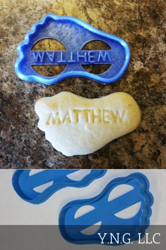 Plain Or Custom Name Baby Foot Feet Shower Party Special Occasion Cookie Cutter USA PR76L