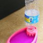 PINK PET DRINKING WATER DISH POND DISPENSER FOUNTAIN BOTTLE 3D PRINTED MADE USA PR119-PINK