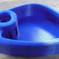 BLUE PET DRINKING WATER DISH POND DISPENSER FOUNTAIN BOTTLE 3D PRINTED MADE USA PR119-BLUE
