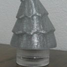 WHITE Christmas Tree Christmas Xmas Seasonal Winter LED Tea Light Candle Cover USA PR150-WHITE