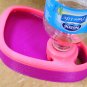 GRAY PET DRINKING WATER DISH POND DISPENSER FOUNTAIN BOTTLE 3D PRINTED MADE USA PR119-GRAY