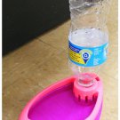 PURPLE PET DRINKING WATER DISH POND DISPENSER FOUNTAIN BOTTLE 3D PRINTED MADE USA PR119-PURPLE
