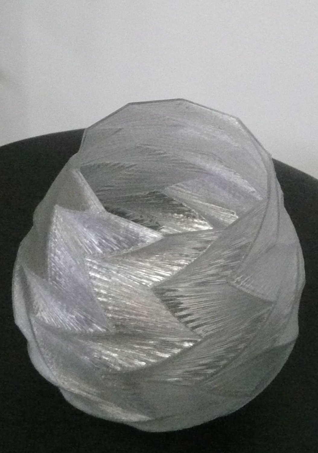 BLACK ZIG ZAG VASE ZIGZAG HOME DECOR DECORATIVE GIFT 3D PRINT CHOOSE A