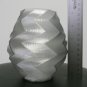 GRAY ZIG ZAG VASE ZIGZAG HOME DECOR DECORATIVE GIFT 3D PRINT CHOOSE A COLOR USA PR129-GRAY