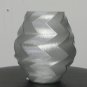 WHITE ZIG ZAG VASE ZIGZAG HOME DECOR DECORATIVE GIFT 3D PRINT CHOOSE A COLOR USA PR129-WHITE