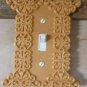 GRAY VICTORIAN LIGHT SWITCH COVER PRETTY WALL PLATE DECOR 3D PRINTED - MADE IN USA PR141-GRAY