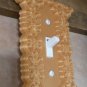 RED VICTORIAN LIGHT SWITCH COVER PRETTY WALL PLATE DECOR 3D PRINTED - MADE IN USA PR141-RED