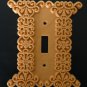 RED VICTORIAN LIGHT SWITCH COVER PRETTY WALL PLATE DECOR 3D PRINTED - MADE IN USA PR141-RED