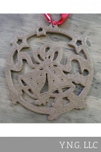 BELLS MERRY CHRISTMAS TREE HANGING ORNAMENT HOLIDAY ORNAMENTS 3D PRINTED PR152