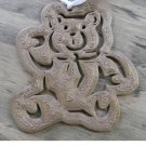 Teddy Bear Christmas Tree Hanging Ornament Holiday Ornaments 3D Printed PR152-4