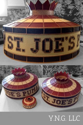 Saint Joseph's College SJC Core XI Hub Replica Puma Lamp Hand Painted USA PR858S