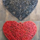 RED Heart Love Home Decor Wall Art Happy Valentine's Day 3D Printed Made in the USA PR196-SRED