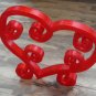 LARGE VALENTINE HEART SWIRLS SCROLLS STAND HOME DECOR VALENTINE'S DAY 3D PR234L