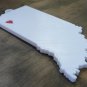 INDIANA STATE OUTLINE RENSSELAER RED HEART CUTOUT HOLIDAY ORNAMENT USA PR244-IN