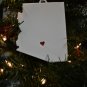ARIZONA STATE OUTLINE PHOENIX RED HEART ORNAMENT HOLIDAY CHRISTMAS USA PR244-AZ