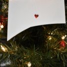 CONNECTICUT STATE OUTLINE HARTFORD HEART CUTOUT HOLIDAY ORNAMENT USA PR244-CT