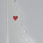 DELAWARE STATE OUTLINE DOVER RED HEART ORNAMENT HOLIDAY CHRISTMAS USA PR244-DE