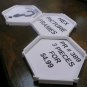 3 Piece Hex Hexagon Connecting Snappable Picture Frame Set Home Decor USA PR389