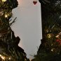 ILLINOIS STATE OUTLINE SPRINGFIELD RED HEART ORNAMENT HOLIDAY CHRISTMAS PR244-IL