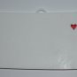 KANSAS STATE OUTLINE TOPEKA RED HEART CUTOUT ORNAMENT HOLIDAY CHRISTMAS PR244-KS