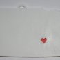 NEBRASKA STATE OUTLINE LINCOLN RED HEART ORNAMENT HOLIDAY CHRISTMAS USA PR244-NE