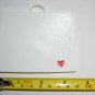 WYOMING STATE OUTLINE CHEYENNE RED HEART CUTOUT HOLIDAY ORNAMENT USA PR244-WY