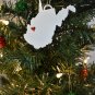 WEST VIRGINIA STATE OUTLINE CHARLESTON RED HEART HOLIDAY ORNAMENT USA PR244-WV