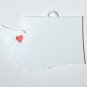 WASHINGTON STATE OUTLINE OLYMPIA RED HEART CUTOUT HOLIDAY ORNAMENT USA PR244-WA