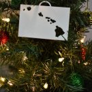 Hawaii State Cutout In Rectangle Ornament Holiday Christmas Decor USA PR244-HIR