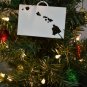 Hawaii State Cutout In Rectangle Ornament Holiday Christmas Decor USA PR244-HIR