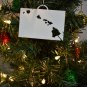 Hawaii State Cutout In Rectangle Ornament Holiday Christmas Decor USA PR244-HIR
