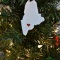 Maine State Augusta Heart Ornament Holiday Christmas Decor USA PR244-ME