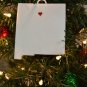 New Mexico State Santa Fe Heart Ornament Holiday Christmas Decor USA PR244-NM