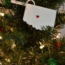 Oklahoma State Oklahoma City Heart Ornament Holiday Christmas Decor USA PR244-OK