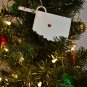 Oklahoma State Oklahoma City Heart Ornament Holiday Christmas Decor USA PR244-OK
