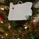 Oregon State Outline Salem Heart Ornament Holiday Christmas Decor USA PR244-OR