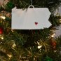 Pennsylvania State Harrisburg Heart Ornament Christmas Decor USA PR244-PA