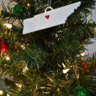 Tennessee State Nashville Heart Ornament Holiday Christmas Decor USA PR244-TN